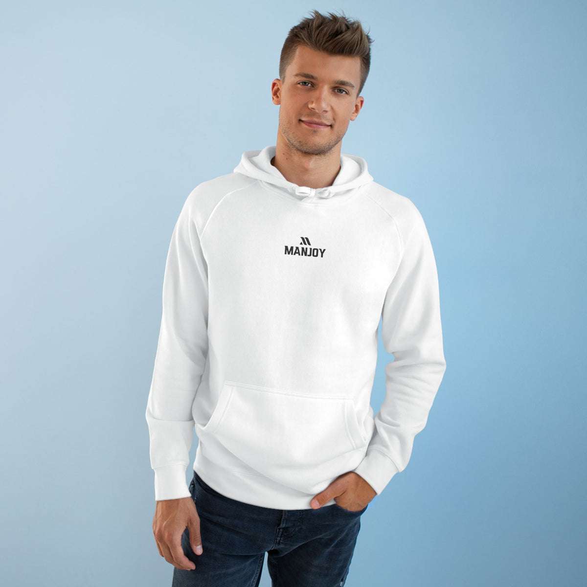 MandyJ Minimalist White Hoodie